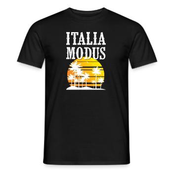 Italia Modus - Männer T-Shirt - Schwarz - Vorne - AI Model Male 178 light (178cm)