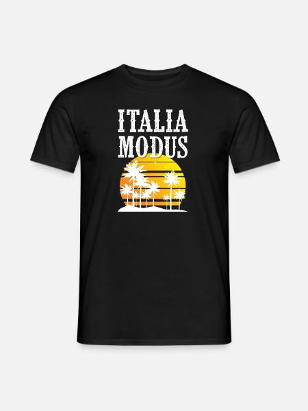 Italia Modus - Männer T-Shirt - Schwarz
