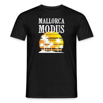 Mallorca Modus - Männer T-Shirt - Schwarz - Vorne - AI Model Male 178 light (178cm)