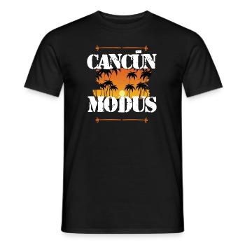 Cancun Modus - Männer T-Shirt - Schwarz - Vorne - AI Model Male 178 light (178cm)
