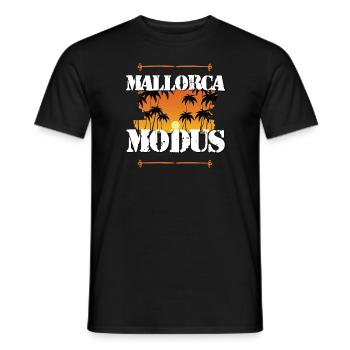 Mode Majorque - T-shirt homme - noir - Devant - AI Model Male 178 light (178cm)
