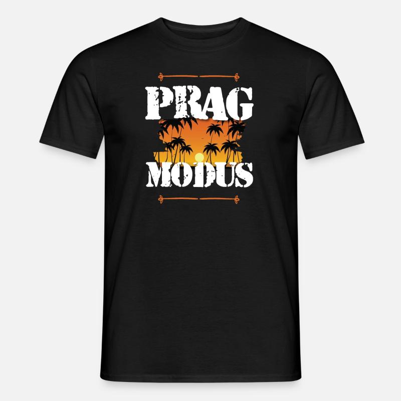 Prag Modus - Männer T-Shirt - Schwarz