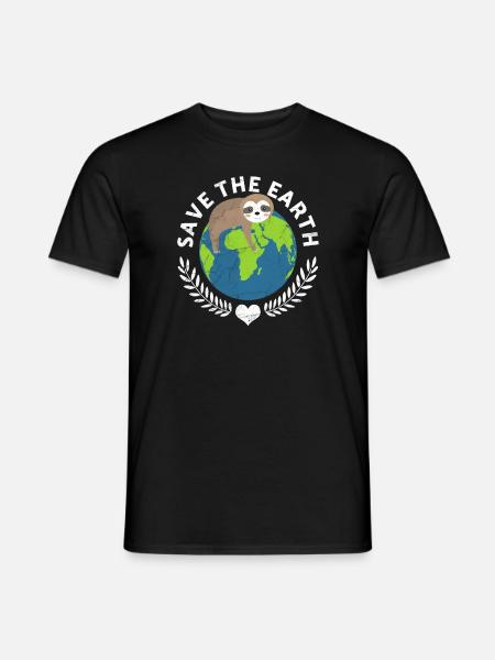 Save The Earth Animal Rescue Animal Rights - Men's T-Shirt - black