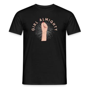 Feminist Feminism Women Empowerment Gender Girls - Men's T-Shirt - black - Front - AI Model Male 178 light (178cm)