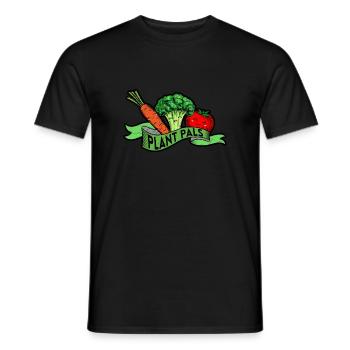 Vegan Power Plant Vegetarian Diet Veganism Veggies - Männer T-Shirt - Schwarz - Vorne - AI Model Male 178 light (178cm)