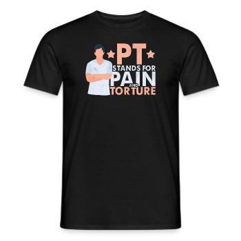 Physiothérapeute Orthophonie et massothérapie Chir - T-shirt homme - noir - Devant - AI Model Male 178 light (178cm)