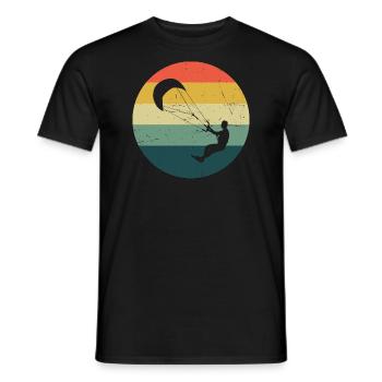 Kitesurf Femme Kitesurf Hommes Kitesurf - T-shirt homme - noir - Devant - AI Model Male 178 light (178cm)