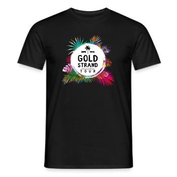 Golden Sands Tour Colorful - Men's T-Shirt - black - Front - AI Model Male 178 light (178cm)