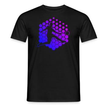Footballers Women's Football Men's Football Matches - Men's T-Shirt - black - Front - AI Model Male 178 light (178cm)