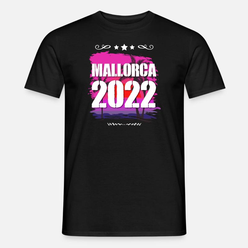 Mallorca 2022 - Männer T-Shirt - Schwarz