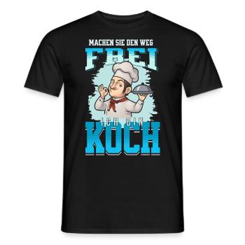 Koch Köche sind immer im Stress - Männer T-Shirt - Schwarz - Vorne - AI Model Male 178 light (178cm)