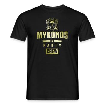 Équipage de mykonos - T-shirt homme - noir - Devant - AI Model Male 178 light (178cm)