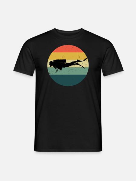 Scuba Diving Women Diver Scuba Diver Men - Men's T-Shirt - black