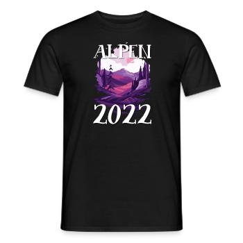 Alpi 2022 - T-shirt uomo - nero - Fronte - AI Model Male 178 light (178cm)