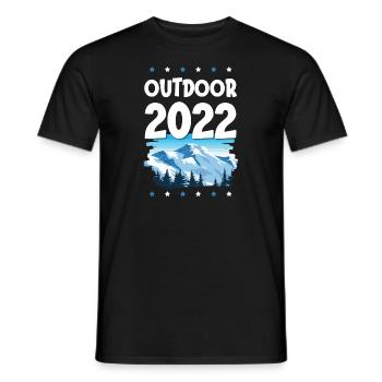 Extérieur 2022 - T-shirt homme - noir - Devant - AI Model Male 178 light (178cm)