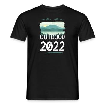 Extérieur 2022 - T-shirt homme - noir - Devant - AI Model Male 178 light (178cm)