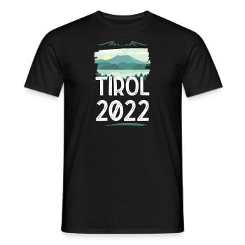 Tyrol 2022 - T-shirt homme - noir - Devant - AI Model Male 178 light (178cm)