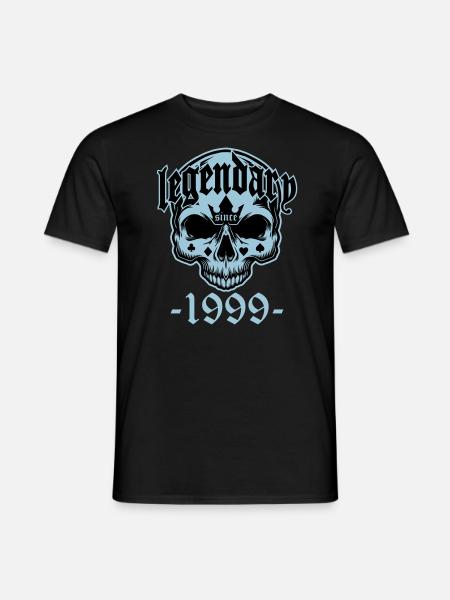 Légendaire depuis 1999 - Skull | Les couleurs peuvent être modifiées - T-shirt homme - noir