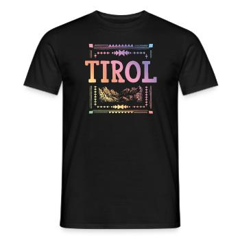 Tyrol Autriche - T-shirt homme - noir - Devant - AI Model Male 178 light (178cm)