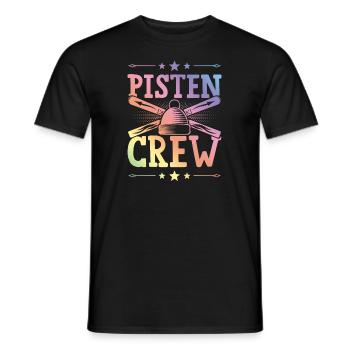 Équipage des pistes - T-shirt homme - noir - Devant - AI Model Male 178 light (178cm)
