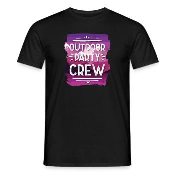 Équipe de fête en plein air - T-shirt homme - noir - Devant - AI Model Male 178 light (178cm)