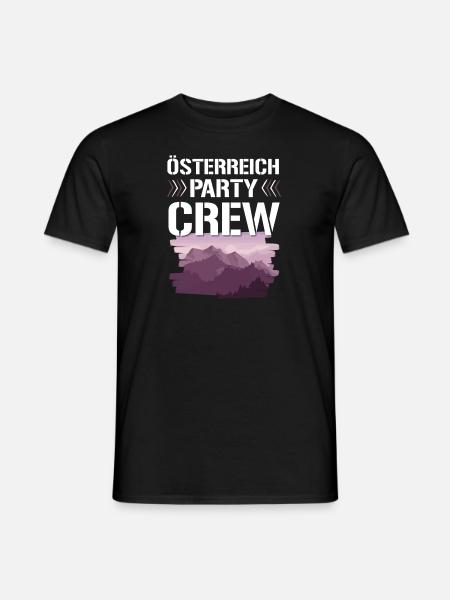 Austria Party Crew - Men's T-Shirt - black
