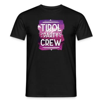 Tirol Party Crew - T-shirt homme - noir - Devant - AI Model Male 178 light (178cm)