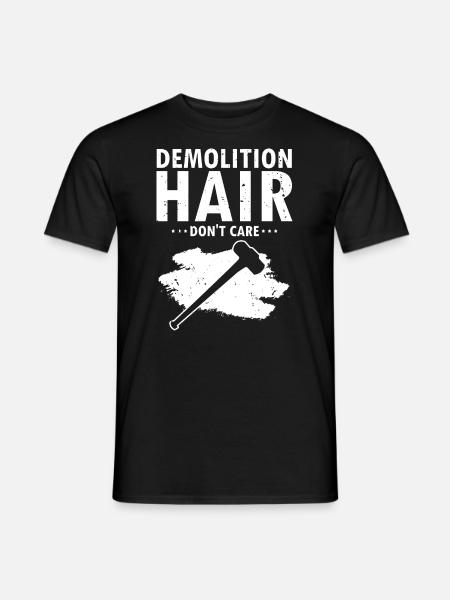Démolition et rénovation de maisons - T-shirt homme - noir