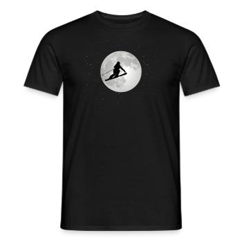 Skifahren Skifahrer Skilaufen Ski fahren Skiing - Männer T-Shirt - Schwarz - Vorne - AI Model Male 178 light (178cm)