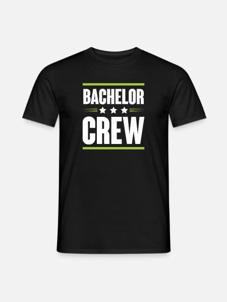 Bachelor Crew - Men's T-Shirt - black