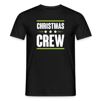 Christmas Crew - Men's T-Shirt - black - Front - AI Model Male 178 light (178cm)