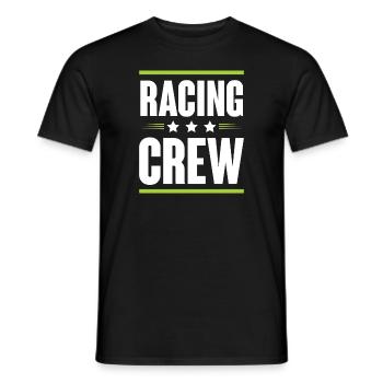 Équipage de course - T-shirt homme - noir - Devant - AI Model Male 178 light (178cm)