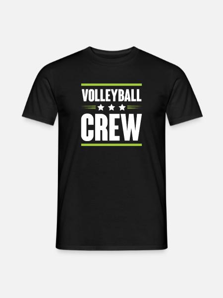 Volleyball Crew - Männer T-Shirt - Schwarz