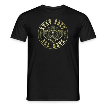 Winter Spruch Cold - Männer T-Shirt - Schwarz - Vorne - AI Model Male 178 light (178cm)