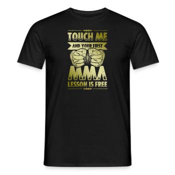 Mma Mixed matrial arts - Men's T-Shirt - black - Front - AI Model Male 178 light (178cm)