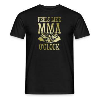 Mma Mixed matrial arts - Men's T-Shirt - black - Front - AI Model Male 178 light (178cm)