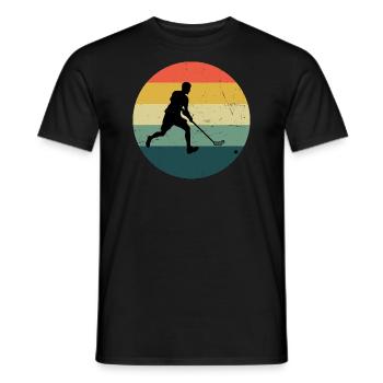 Innebandy Homme Floorball Floorball Floorball Spie - T-shirt homme - noir - Devant - AI Model Male 178 light (178cm)
