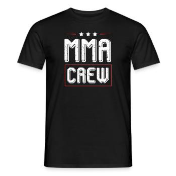 Mma Crew - Männer T-Shirt - Schwarz - Vorne - AI Model Male 178 light (178cm)