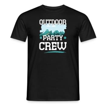 Équipe de fête en plein air - T-shirt homme - noir - Devant - AI Model Male 178 light (178cm)