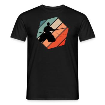 Men's Aikidoka Women's Aikido Martial Arts Martial Ar - Men's T-Shirt - black - Front - AI Model Male 178 light (178cm)