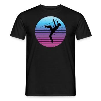 Climbing Damen Klettern Climber Boulder - Männer T-Shirt - Schwarz - Vorne - AI Model Male 178 light (178cm)