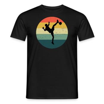 Herren Futnet Fussball Fussball Tennis Fussballten - Männer T-Shirt - Schwarz - Vorne - AI Model Male 178 light (178cm)