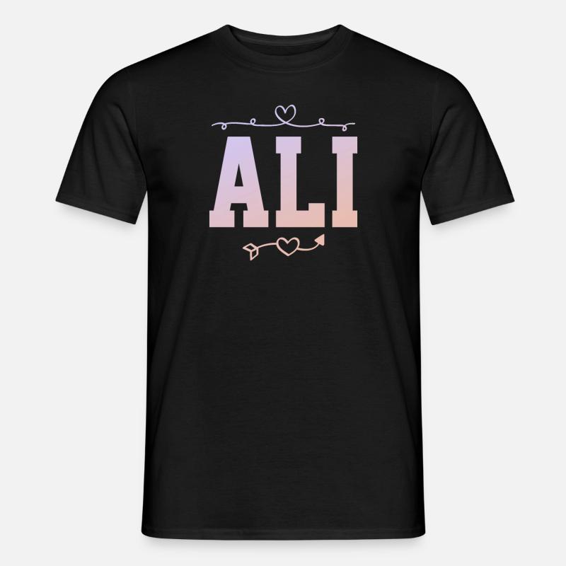 Ali - Männer T-Shirt - Schwarz