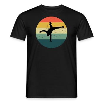 Breakdance Hommes Hip Hop Bboy Femmes Breakdance - T-shirt homme - noir - Devant - AI Model Male 178 light (178cm)