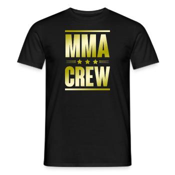 Mma Crew - Männer T-Shirt - Schwarz - Vorne - AI Model Male 178 light (178cm)