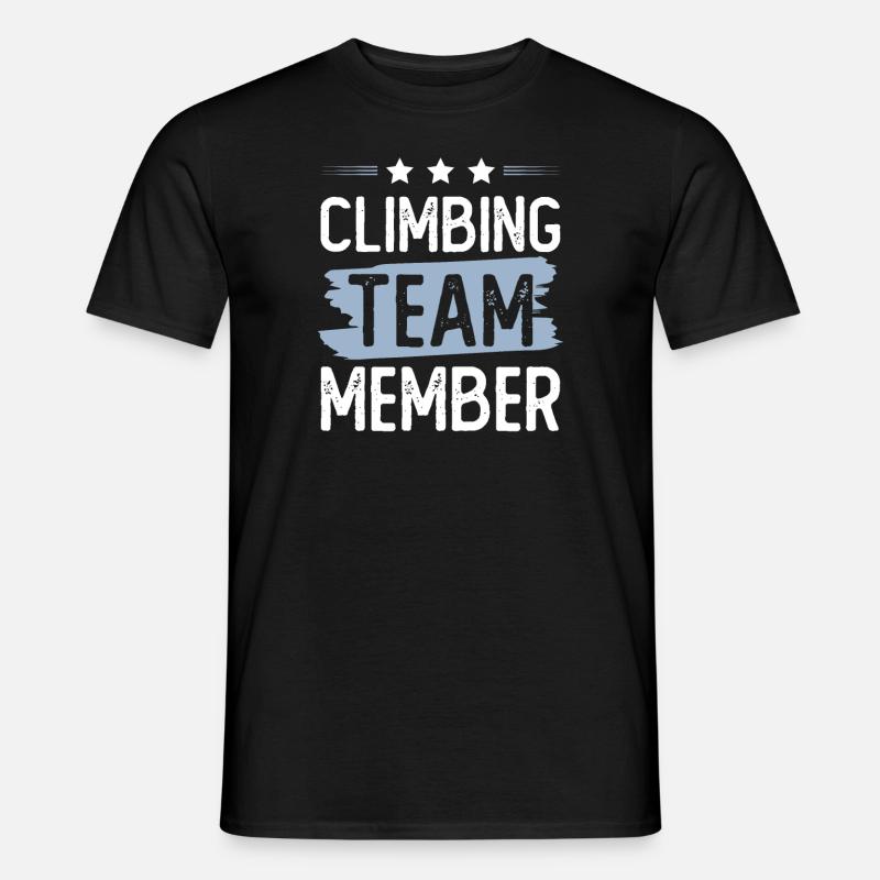 Climbing Team - Männer T-Shirt - Schwarz
