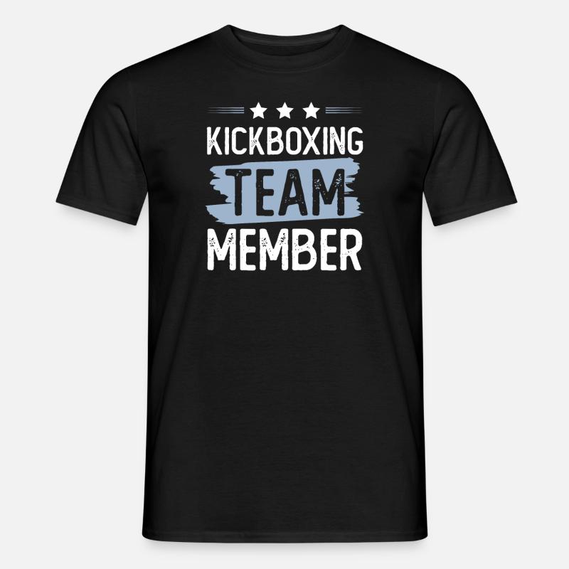 Kickboxing Team - Männer T-Shirt - Schwarz