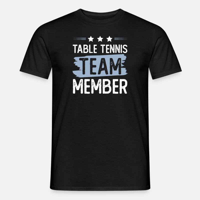 Table Tennis Team - Männer T-Shirt - Schwarz