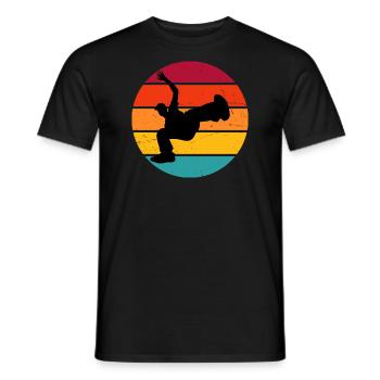 Bgirl Bboy Homme Hip Hop Breakdance Hiphop - T-shirt homme - noir - Devant - AI Model Male 178 light (178cm)