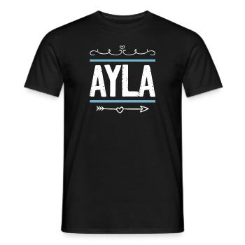 Cécile - T-shirt homme - noir - Devant - AI Model Male 178 light (178cm)